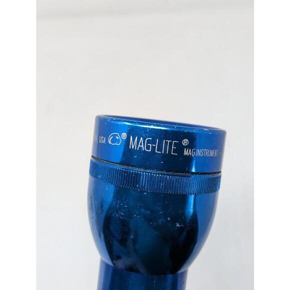 Maglite Flashlight Blue LED 12" Large 3 D cell Battery CA USA - Picture 4 of 6